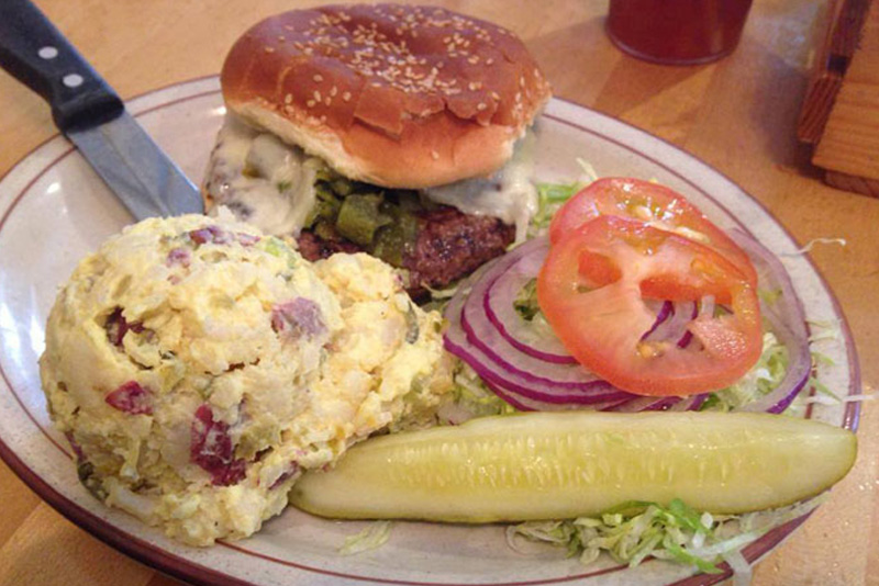 Green Chile Burger